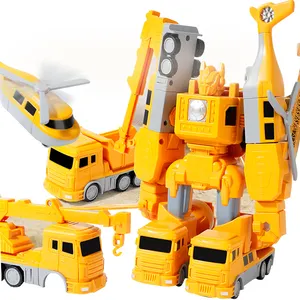 Magnetische Transformationstechnik autobauspielzeug Kleinkinder Roboter-Spielzeug Außenbaufahrzeuge Bauklötze Spielzeug