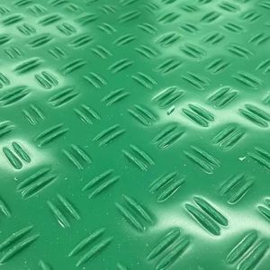 แผ่นรองพื้น HDPE แบบไม่นำไฟฟ้าขนาด4x8แผ่นรองป้องกันพื้นหลายแทร็กเสื่อดินพลาสติกขึ้นรูป - Product Image 2