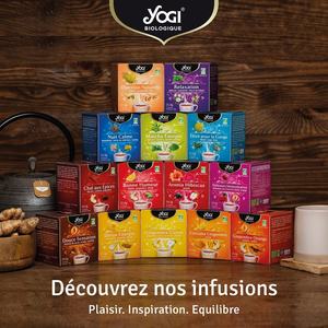 Té Herbal Orgánico <span class=keywords><strong>Yogi</strong></span> para Defensas Inmunitarias, Infusión de Equinácea, Jugo de Acerola Seca, Naranja, Mejora la Inmunidad, 12 Sobres Termosellados - Product Image 6