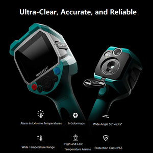 Termometro palmare a immagine termica ad alta definizione MiLESEEY TR256A, 6 palette di colori, campo visivo 50 x 63,5, termico 256x192 - Product Image 4