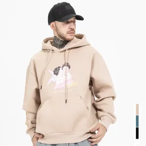 Spring and autumn new angel couple loose men's Hoodie Pullover hip hop street style cotton custom Hoodie