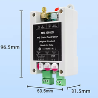 Europe France Espagne 4G SMS Interrupteur relais intelligent à distance Montage sur rail DIN Ouvre-portail Télécommande sans fil pour ventilateur, lumière et moteur