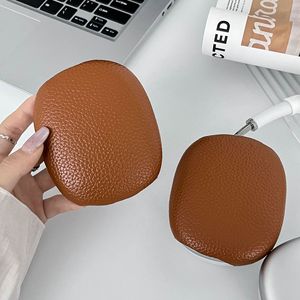 Lichee Pattern PU Cover Funda protectora Estuche para auriculares para <span class=keywords><strong>AirPods</strong></span> <span class=keywords><strong>Max</strong></span> Estuche para auriculares - Product Image 6