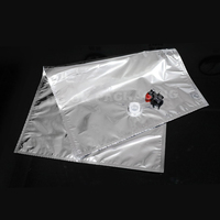 Distributeur de liquides en boîte (Bag-in-Box) en aluminium personnalisé, jetable, recyclable et aseptique pour café/vin, tailles personnalisées disponibles