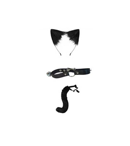 Pesenar Mèo Đen trang phục cho phụ nữ Halloween mèo Masquerade phụ kiện, Choker Vòng cổ Fishnet găng tay vớ cho phụ nữ - Product Image 4