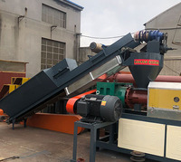 Nouveau 500-1000 Kg/H PP PE HDPE LDPE sacs granulation/granulateur/granulateur Machine avec moteur à vendre