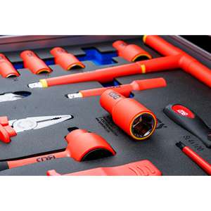 BGS Tool Tray 3/3: Jeu de douilles VDE 10 mm (3/8 ") Drive 26 pcs. - Product Image 3