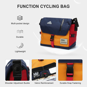 Sac banane et bandoulière décontracté en nylon pour <span class=keywords><strong>homme</strong></span> avec motif lettres, idéal pour le cyclisme, l'école, le transport de téléphone et d'argent, sac messager, sac de facteur - Product Image 3