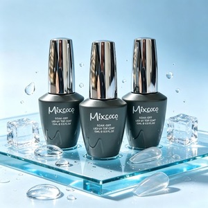 Mixcoco 15ml Top Coat Goutte d'Eau Cristalline UV LED Gel à Ongles Auto-Formant Effet Goutte de Rosée 3D Brillant Soak Off pour Salon de Manucure - Product Image 6