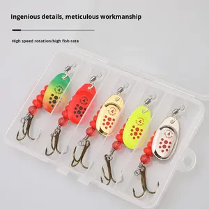Vente flash - Leurre de pêche à lame rotative, spinnerbait, leurres de pêche, leurre rotatif pour <span class=keywords><strong>la</strong></span> pêche - Product Image 2
