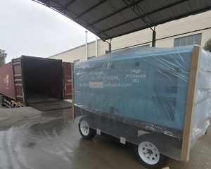 Compresseur d'<span class=keywords><strong>air</strong></span> à vis diesel portable double pression Kaishan LGCY-25/23-27/18K 25-27m³/min 18-23bar pour forage DTH - Product Image 3