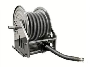 Carrete de Manguera Retráctil de Acero Inoxidable de 32 mm con Resorte para Lavado de Autos, Uso Profesional, Industrial, Comercial y Detallado Automotriz - Product Image 3