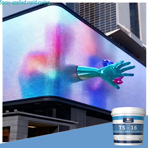 Revêtement imperméable en polyurée bicomposant écologique de haute qualité, haute résistance, durable, résistant aux hautes températures pour entrepôts et parcs - Product Image 1