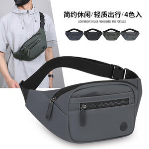 Bolsa de cintura unisex de moda, color verde militar, ligera, multifuncional, para deportes, viajes, uso diario. - Product Image 2