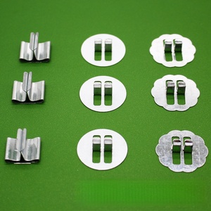 Supports métalliques robustes pour mèches de bougies en <span class=keywords><strong>bois</strong></span> plates, supports de base sertis sécurisés pour bougies DIY, mèches de bougies en <span class=keywords><strong>bois</strong></span> crépitantes - Product Image 1