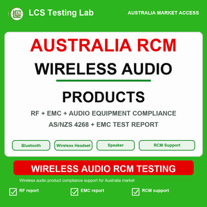 Produits audio sans fil en Australie : Support <span class=keywords><strong>de</strong></span> conformité et <span class=keywords><strong>de</strong></span> test RCM pour les appareils Bluetooth - Product Image 1
