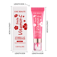 Soin des lèvres hydratant et non gras OEM Organic Moist Peeling, longue durée, réduit les ridules, répare les lèvres, traitement intense en gel