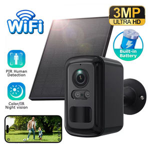 Meilleure <span class=keywords><strong>caméra</strong></span> <span class=keywords><strong>de</strong></span> <span class=keywords><strong>surveillance</strong></span> sans fil extérieure IP66 avec <span class=keywords><strong>batterie</strong></span> solaire mini, carte SIM 4G, audio bidirectionnel, IA, PIR, WIFI, CCTV, réseau - Product Image 1