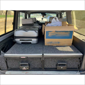 Y61 Car <b>Bed</b> <b>Slide</b> Out Drawer Storage Car Truck 4WD Drawer Set up for Patrol Y61 Nissan Dual Sliding Drawers - Product Image 4