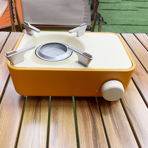 Mini estufa de Cassette a prueba de viento portátil Camping <span class=keywords><strong>Gas</strong></span> estufa de té hogar hornear olla caliente barbacoa - Product Image 4