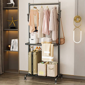 ที่แขวนหมวกโลหะสำหรับใช้ในบ้าน – ที่แขวนหมวกและเสื้อผ้าแบบพับได้สำหรับห้องนอน ระเบียง – ใช้งานง่าย ประหยัดพื้นที่ในการจัดเก็บ - Product Image 6