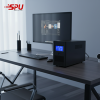 Fuente de Alimentación UPS Fuera de Línea de 650 VA, 110 V/220 V, Monofásica, Sistema de Alimentación Ininterrumpida para Computadora con Batería de Plomo-Ácido