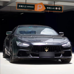 Lèvre avant en Fiber de carbone de haute qualité pour <span class=keywords><strong>Maserati</strong></span> Ghibli 14-16 mise à niveau pare-chocs avant menton Spoiler BodyKit - Product Image 5