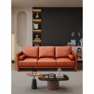 Sofa mobile de dossier de conception de canapé de coussin de PVC de cuir mou de mousse pour Hote Home Restaurant Hotel Department utilisant - Product Image 2