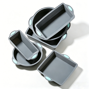 Stampo in Silicone Bicolore Resistente alle Alte Temperature, Antiaderente per Chiffon, Toast, Muffin, <span class=keywords><strong>Ciambelle</strong></span> e Torte, Grado Alimentare, Senza BPA, Inodore - Product Image 3