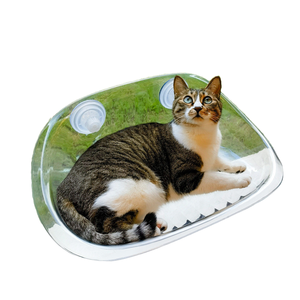 Nouvelles fournitures pour animaux <span class=keywords><strong>de</strong></span> compagnie, <span class=keywords><strong>lit</strong></span> pour chat <span class=keywords><strong>suspendu</strong></span>, ventouse, hamac pour chat, outil <span class=keywords><strong>de</strong></span> séchage au <span class=keywords><strong>soleil</strong></span>, cadre d'escalade pour chat, adapté à toutes les saisons - Product Image 3