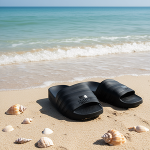 รองเท้าแตะ Adidas Adilette Aqua Slide สำหรับผู้หญิง สีดำล้วน ทำจากวัสดุ EVA เหมาะสำหรับฤดูร้อน แบบเปิดนิ้วเท้า - Product Image 3