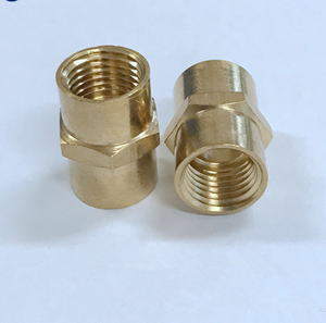 Messing 1/4 NPT Doppelgewinde-Kupplung <span class=keywords><strong>HITEK</strong></span> HI-1116 Glatte Oberfläche Sechskantform Quadratischer Kopf - Product Image 5