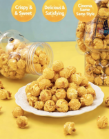 Popcorn Gourmet en Gros 252g – Vente Directe Usine, OEM/ODM, Saveurs Personnalisées comme le Thé Longjing et la Truffe Noire, Marque Privée