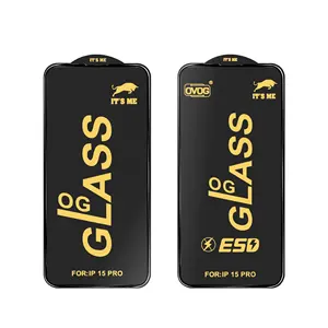 HYTO卸売価格OG強化ガラスIt's Meスクリーンプロテクター帯電防止フル接着剤iPhone 12 Pro 13 Pro 13 14 15 Pro Max