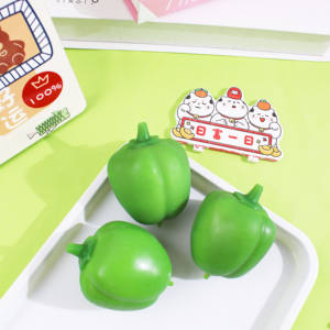 Juguete Antiestrés de Pimiento Grande y Colorido de Material TPR Suave, de Compresión Lenta, Promocional, con Logotipo Personalizado - Product Image 6