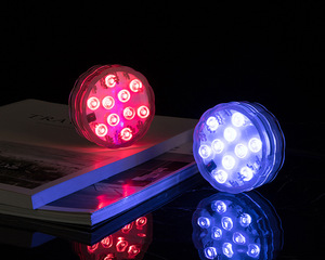 Lampe sous-marine multicolore RGB, lampe étanche à chargement USB, veilleuse créative pour aquarium, lumière LED pour piscine et plongée - Product Image 4