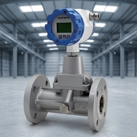 Medidor de Flujo Axial de Vórtice de Acero Inoxidable de Alta Precisión, 1.5% de Precisión, 2.5-3600m3/h, Amplio Rango, Dispositivo de Sensor de Flujo Digital Compacto