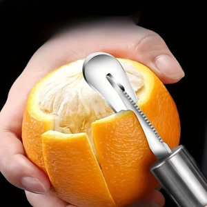 Pelador de Naranjas Manual de Acero Inoxidable, Cortador de Piel de Cítricos, Descorazonador de Frutas, Utensilio de Cocina - Product Image 2