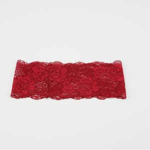Serre-tête en dentelle extensible vintage européen et américain de 8 cm pour femme, accessoires de <span class=keywords><strong>cheveux</strong></span> creux pour <span class=keywords><strong>mariage</strong></span>, niche haut de gamme - Product Image 3