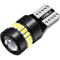 Bombilla Led Falconsight 12V T10 Wedge 3014 18smd, luz de techo de lectura, placa de instrumentos, lámpara T10 3030 W5w 194, Bombilla Led azul blanca T10