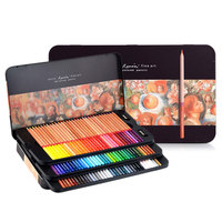 Ensemble de crayons en bois de cèdre de couleur noire pastel Prisma de haute qualité avec un plomb de qualité supérieure dans une boîte en étain pour les artistes