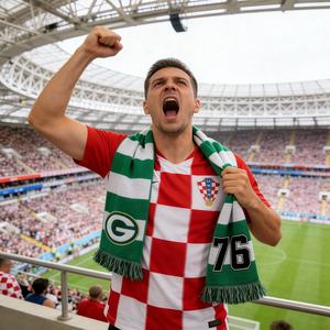 خدمات تصميم نمط وشاح خفيف الوزن من الأكريليك مخصص للرجال متخصصون في الأوشحة الطويلة للأندية الدولية الكبرى - Product Image 2