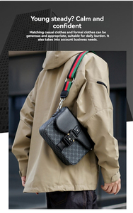 Sac messager pour <span class=keywords><strong>homme</strong></span> en gros, sac bandoulière personnalisé avec tissu imperméable et résistant <span class=keywords><strong>à</strong></span> l'usure et sangle réglable - Product Image 6