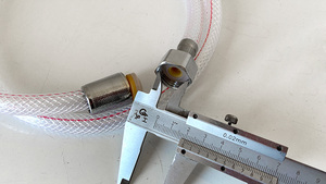 Su misura ad alta pressione tubo intrecciato in PVC Design moderno <span class=keywords><strong>rubinetto</strong></span> idraulico in gomma per bagno cucina con flessibile treccia - Product Image 4