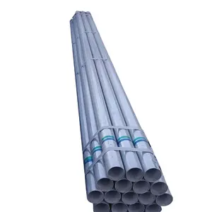 Tubo galvanizado ASTM a53 2 polegadas 50mm horário 20 especificação lista de preços de tubos de aço galvanizado gi pipe