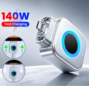 Adaptador de Carga Inteligente con <span class=keywords><strong>Apagado</strong></span> Automático y Almohadilla Protectora de Silicona - Estación de Carga Rápida de 140w - para <span class=keywords><strong>Apple</strong></span> y Huawei - Product Image 1