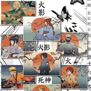 Planche d'art Anime Nijia, carte à collectionner personnalisé<span class=keywords><strong>e</strong></span>, personnage de manga japonais, bord doré, planche Shikishi pour la décoration murale de la chambre des fans, cadeau - Product Image 5