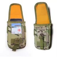 Pochette antivol universelle, sac à dos utilitaire MOLLE noir camouflage, ceinture de taille imperméable, accessoire de chasse pour une utilisation en extérieur