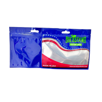 Sac à hameçon avec impression numérique à basse quantité minimale de commande imprimé personnalisé sac d'emballage en plastique souple réutilisable avec fermeture à glissière appât de pêche leurre ver