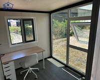 Maisons conteneurs avec véranda, maison conteneur maritime avec patio, kit de maison préfabriquée, cabane préfabriquée, mini-maison, maison mobile préfabriquée